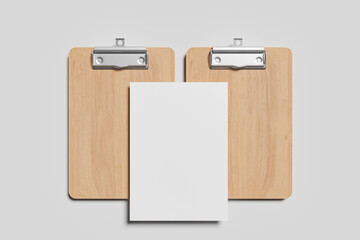 Clipboard Menu For Mockup - Rendering 3D