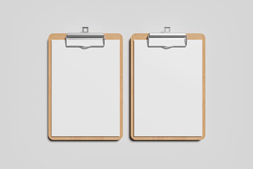 Clipboard Menu For Mockup - Rendering 3D