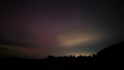 Northern Lights Medicine Bow Wyoming