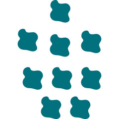 Dotted Abstract Shape