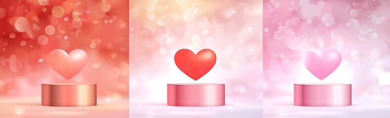 3 vector product designs for valentine's day