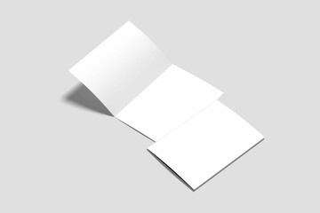 Blank A4/A5 Bifold brochure mockup Vol. II