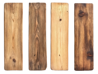  Collection of 2x4 wood boards isolated on transparent background.