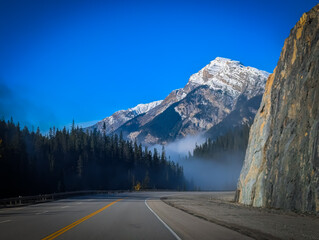 Banff National Park Mountain Road