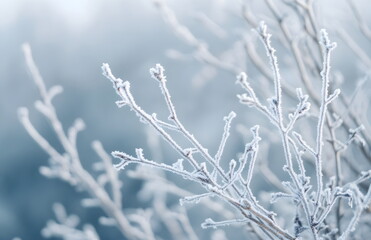 Winter wallpaper wallpapers background backgrounds with branch, ice, frost and bokeh