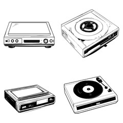 Fototapeta premium tools, daily necessities, daily necessities, frequently used electronic goods and equipment, living necessities, graphic resources