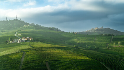 landscape with mountains