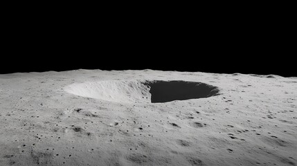Explore the mysterious depths of lunar craters and their impact on moon exploration