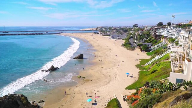 Inspiration Point with a Scenic View of Corona del Mar State Beach, Newport Beach, California"
