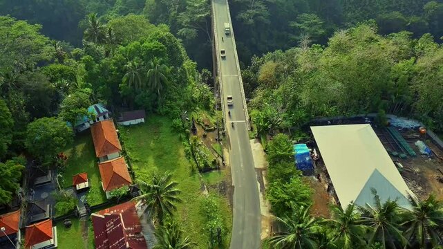 Tanah Uwuk  Bridge in forest, Badung Bali Indonesia
