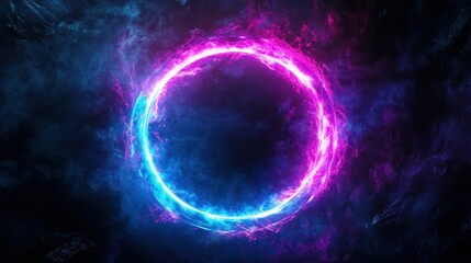 Obraz premium Neon Ring of Energy
