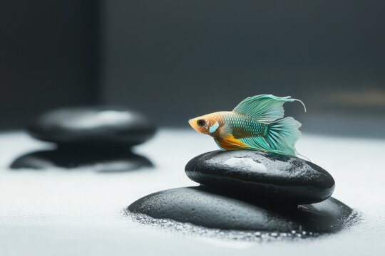 This cute, dorky hog (Stiphodon ornatus) is on a kamienie