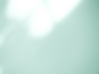 Wall summer background light blue gradient abstract floor blur cement pastel overlay shadow palm leaf minimal for presentation product cosmetic aesthetics beauty, platform backdrop room mockup.