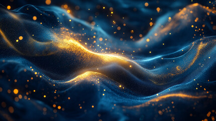 Nebula and galaxies in space. Abstract cosmos background