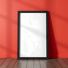 Frame mockup, wall art mockup, Living room wall poster mockup. Modern 3D render luxury interior design