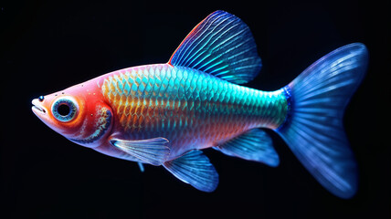 Fototapeta premium Siamese fighting fish, close-up.