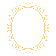 Gold Leaf Aesthetic Frame