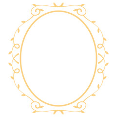 Gold Leaf Aesthetic Frame