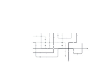 Circuit connect lines and dots. Network technology and Connection concept. Decentralized network nodes connections