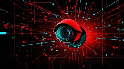 Abstract Surveillance Camera Concept Design