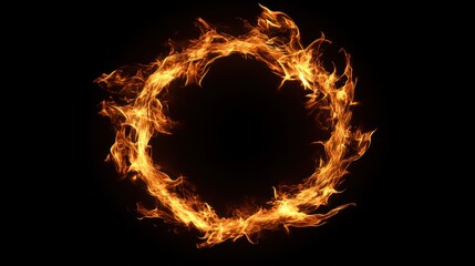 Fototapeta premium Burning Ring of Fire