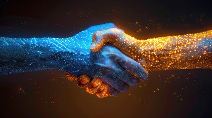 Fototapeta premium Digital Transformation: The use of digital technology across all business processes, radically changing operations, service delivery, and value creation. 