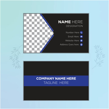 modern business card soft creative 