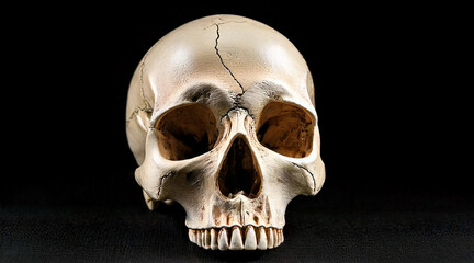 Obraz premium skull on black