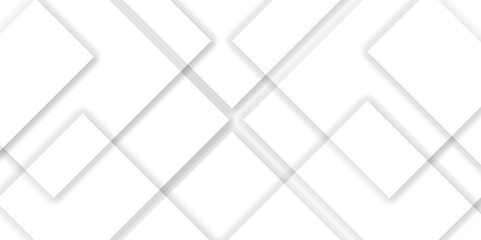 Abstract white and grey geometric overlapping square pattern background with shadow. paper texture design Abstract white background can use for design, background concept, vector illustration.	
