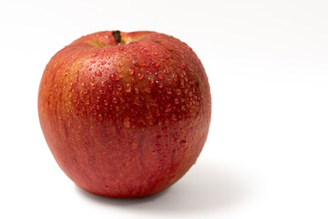 Fresh apples on a white background