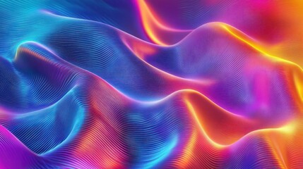 Obraz premium Abstract Colorful Waves