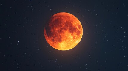 Moon eclipse images, Vivid moon Eclipse in Deep Space