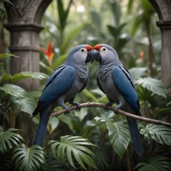 bird, parrot, animal, nature, 