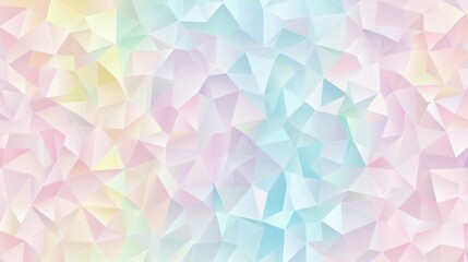 Soft Pastel Geometric Background Pattern with Subtle Color Transitions and Triangular Shapes for Abstract Design Projects and Creative Applications
