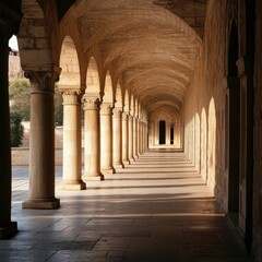 Naklejka premium arches of the cathedral
