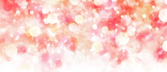 Fototapeta premium A pink and white background with a lot of small circles
