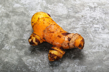 Fresh curcuma root for cooking