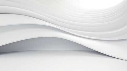 Obraz premium Free abstract white background minimal futuristic architectural space wallpaper