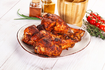Indian tandoori turkey shoulder wing
