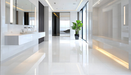 Experience a luxurious and sanitized bathroom oasis for ultimate relaxation