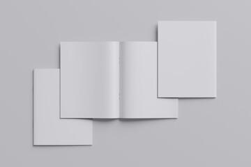 Blank Open and Cover Brochure   
 
