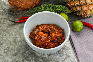 Asian cuisine - Chicken Manchurian with gravy