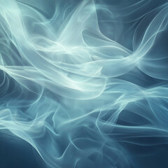 Fototapeta premium Ethereal energy ribbons in a soft background