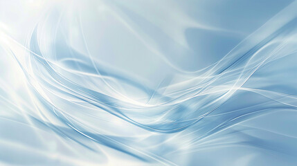 Fototapeta premium Ethereal energy ribbons in a soft background