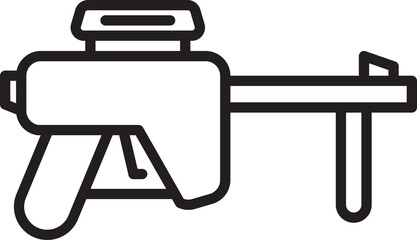 Futuristic Gun Icon