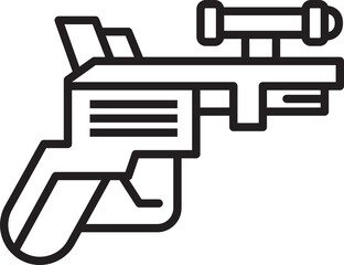 Space Weapon Gun Icon