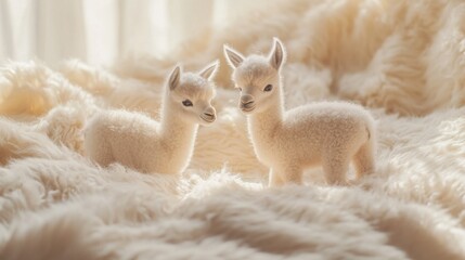 Obraz premium Minimalist realistic photo of mohair wool sweater in pastel quality pic.