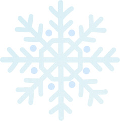 snowflake on blue