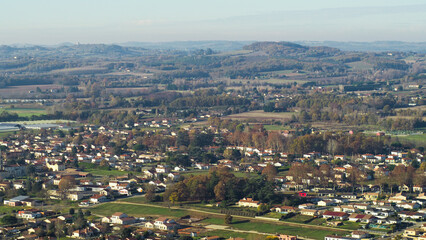 Vallées du lot-et-Garonne, observées depuis le village de Saint-Sylvestre-sur-Lot