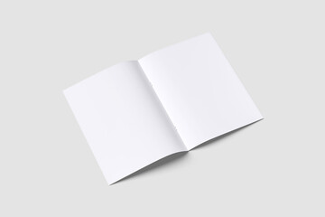 Blank A4 Brochure / Catalog Open  

